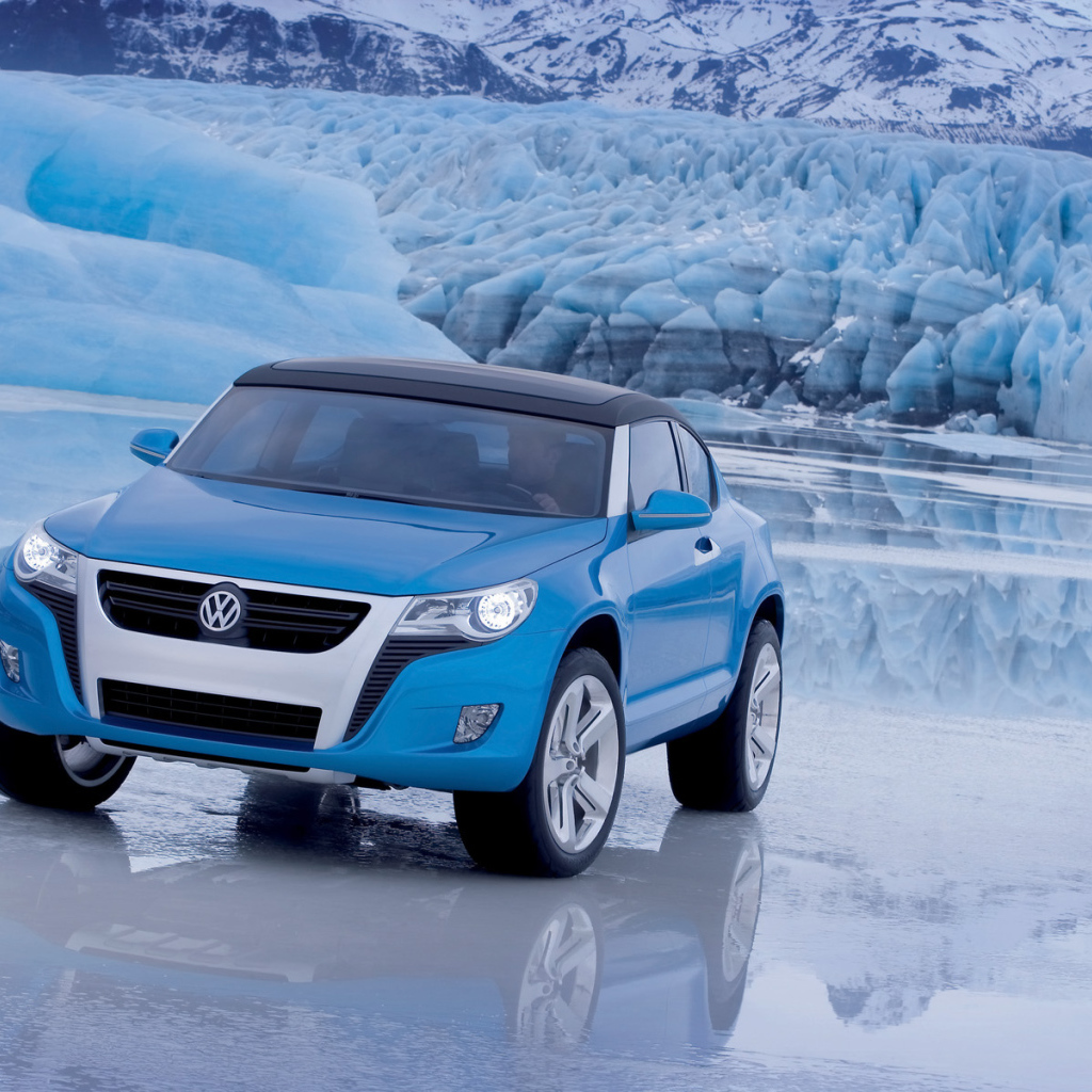 Volkswagen на льду