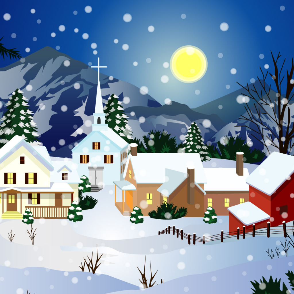 Снежный городок / Рождество