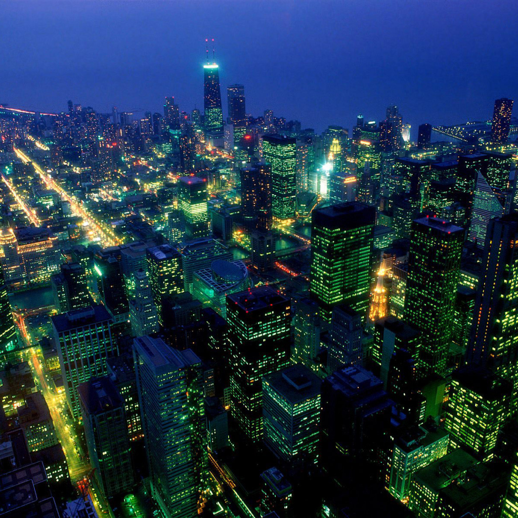 Ночные небоскребы