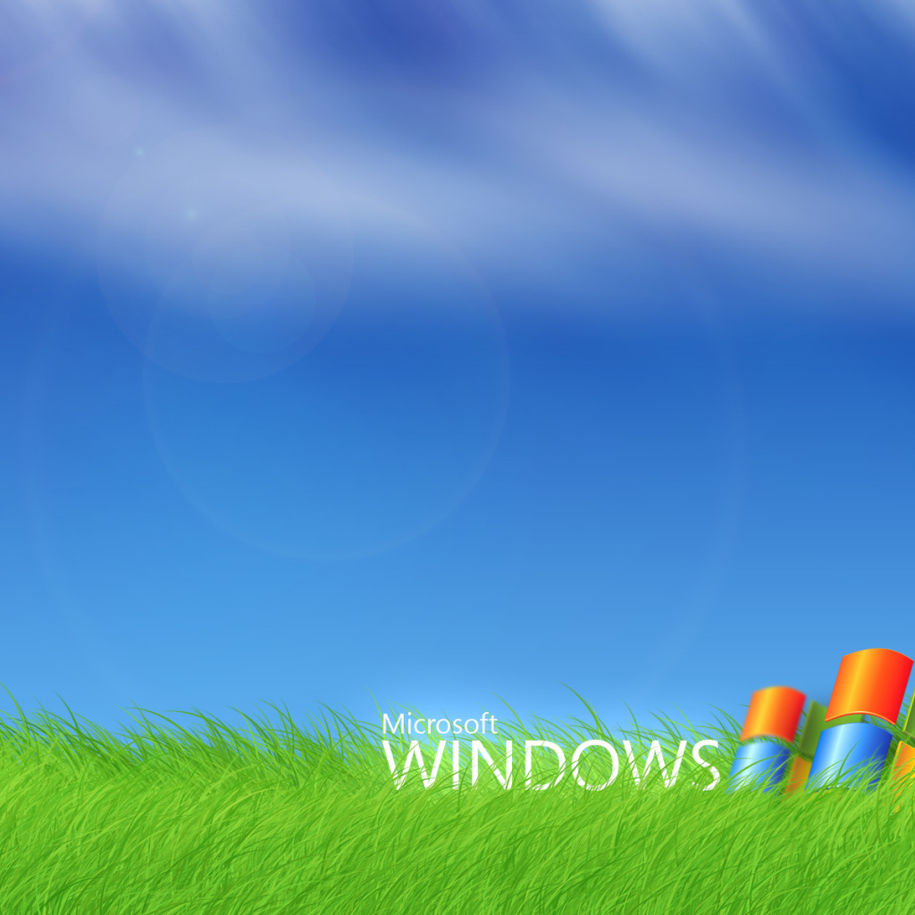 Windows Vista - зеленая травка