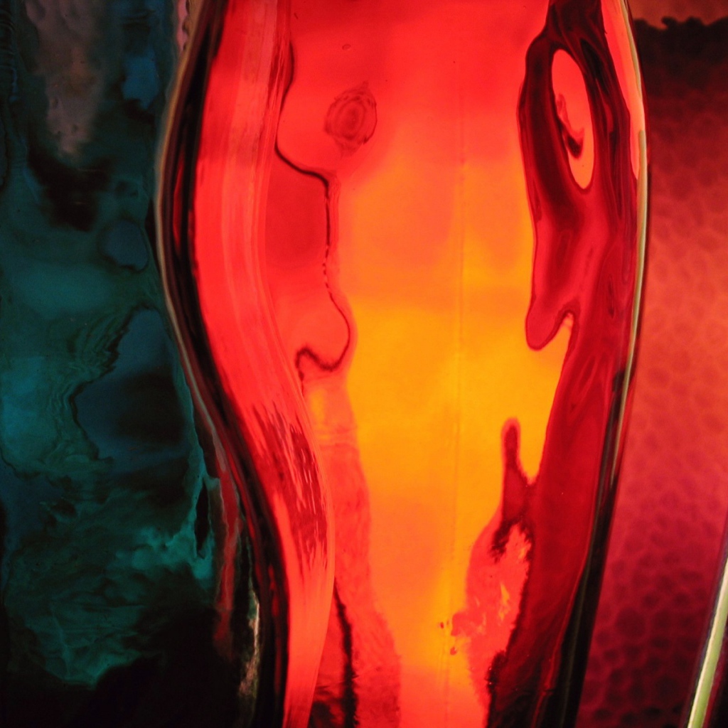 Окрашеная бутылка