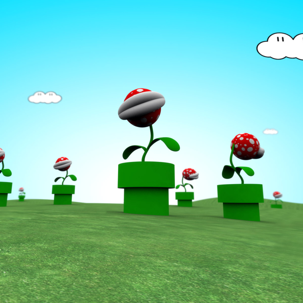 Цветы из игры Марио