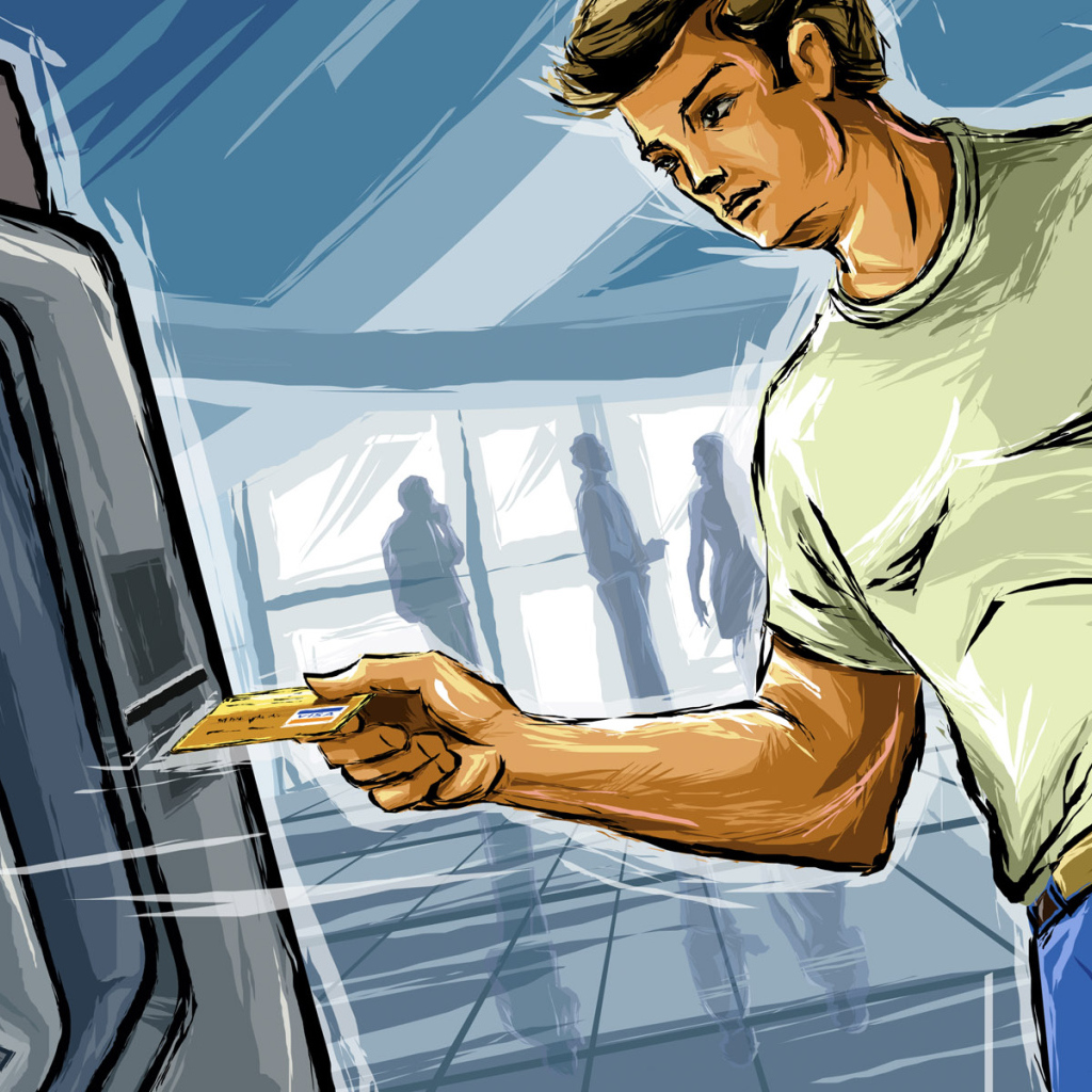 Возле Банкомата