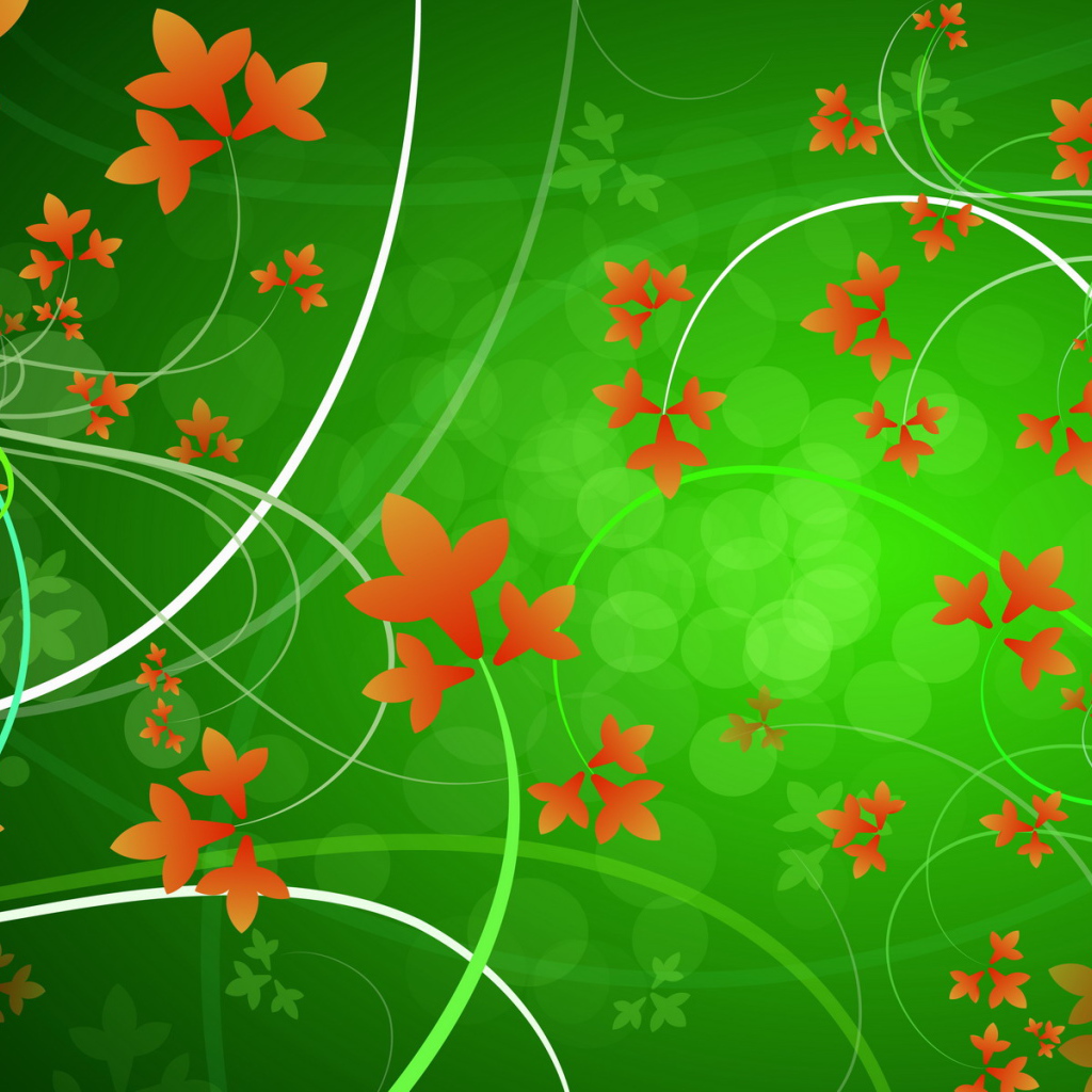 Оранжевые листья