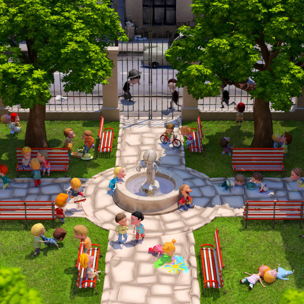 Школьный двор