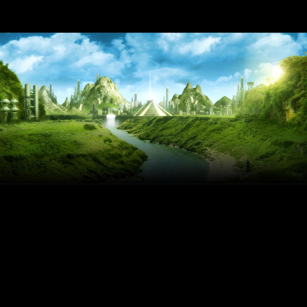 Храм и пирамиды