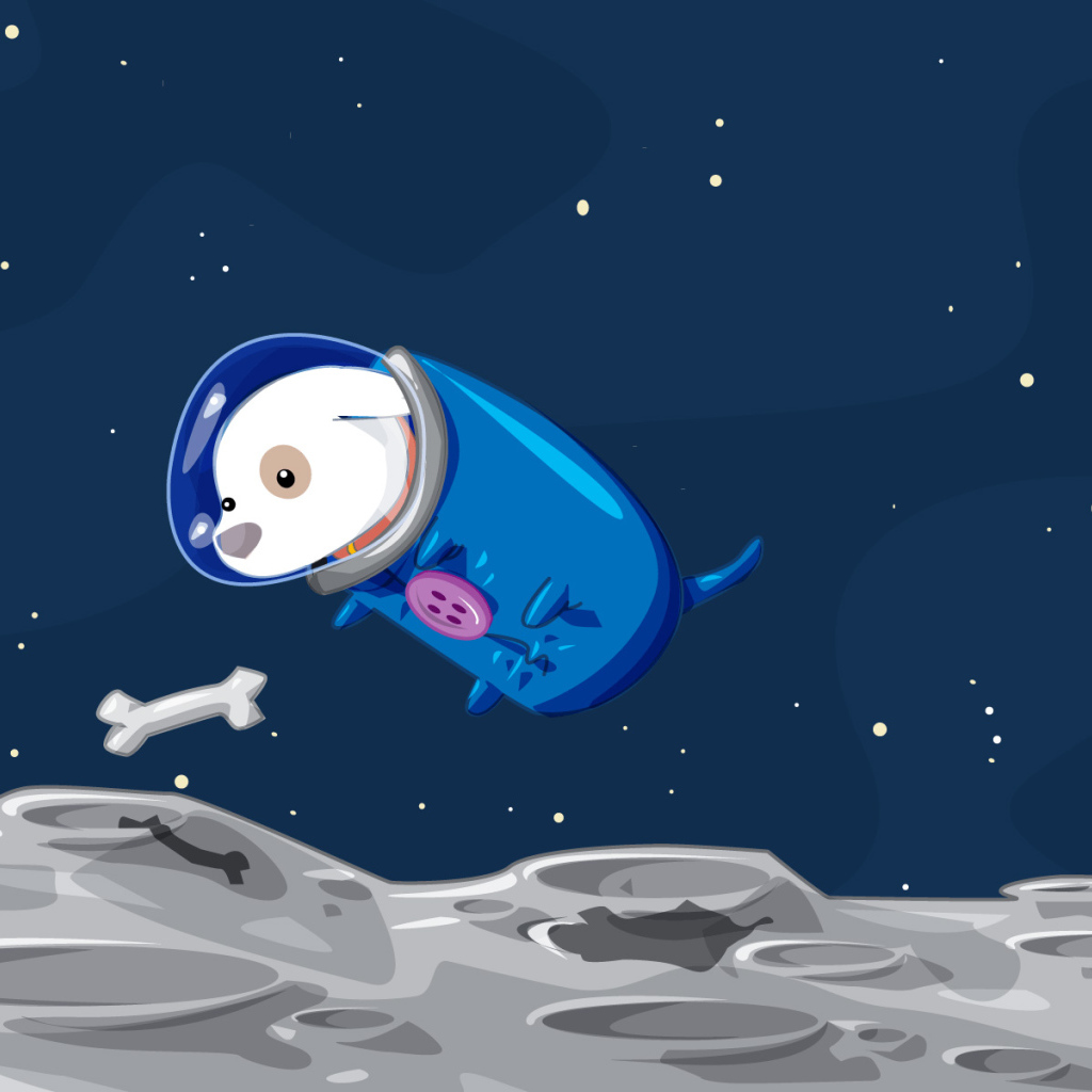 Собака на луне