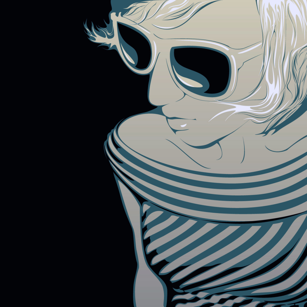 Девушка ретро