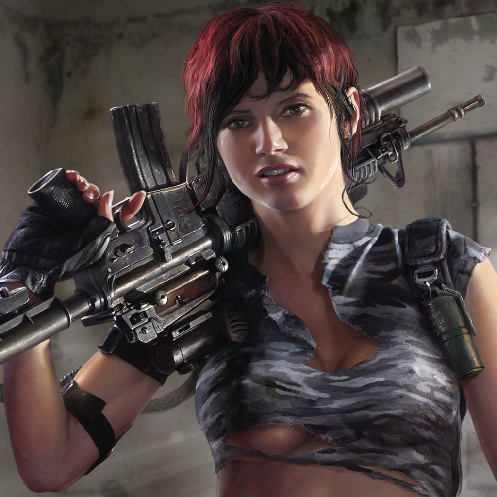 Красавица с автоматом