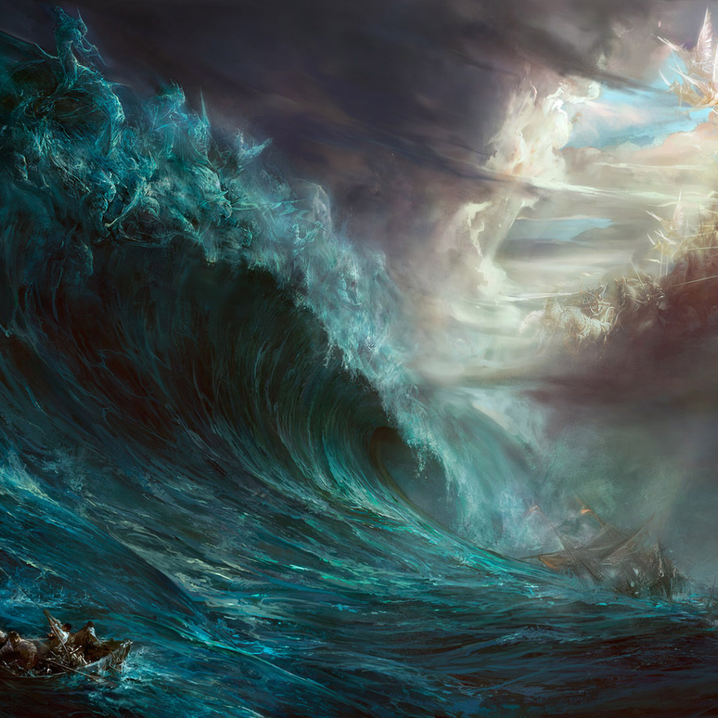 Война стихии воды и земли