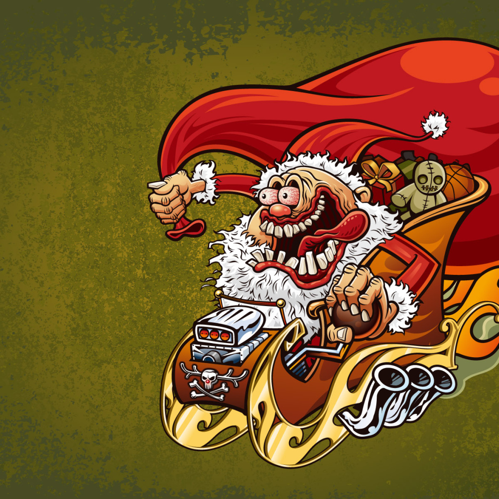 Crazy Санта Клаус