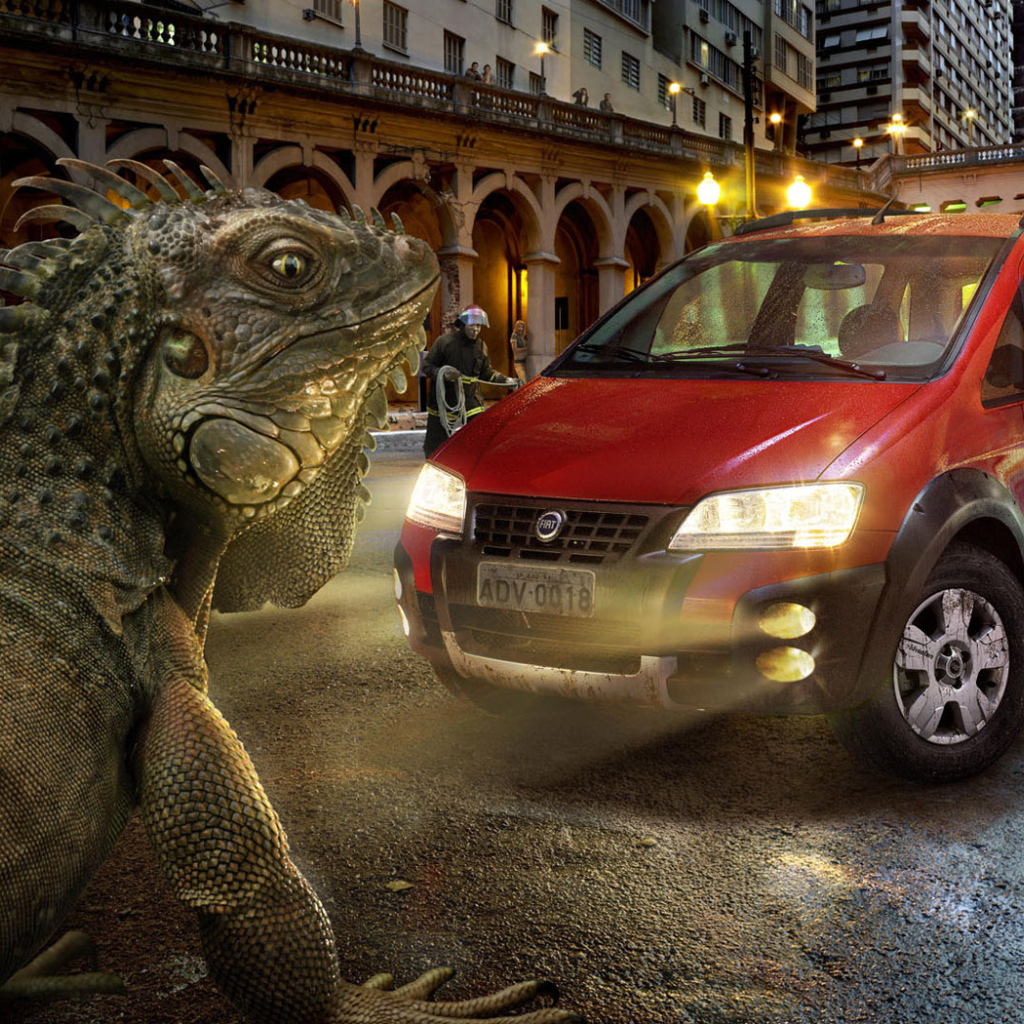 Ящерица мутант