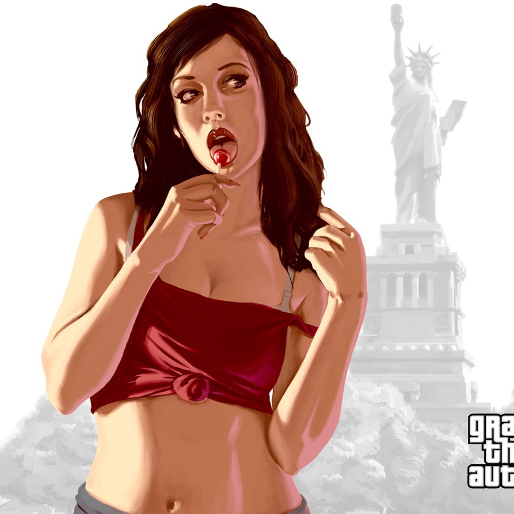 Девушка из Grand Theft Auto 4