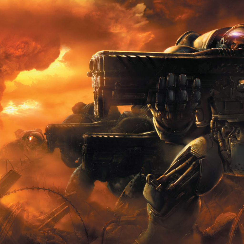 Солдаты из игры Star Craft 2