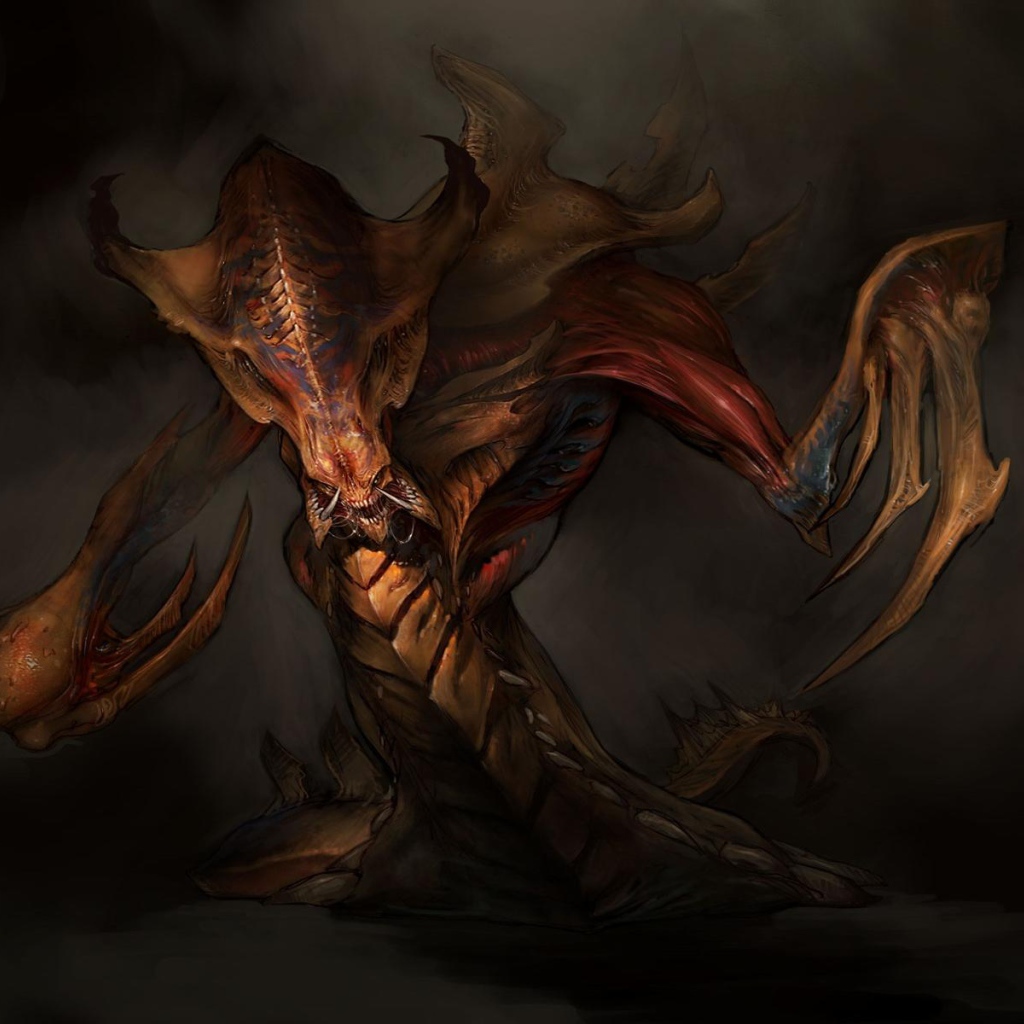 Зерг из игры Star Craft 2