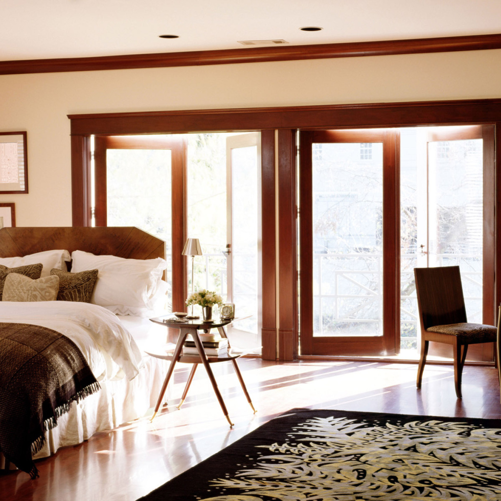 Спальня с выходом на террасу