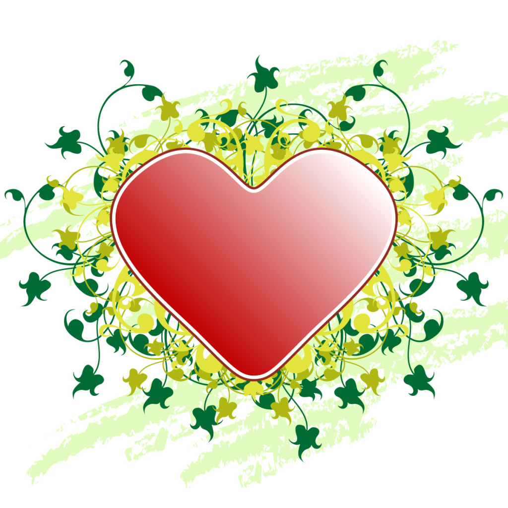 Нарисованное сердечко