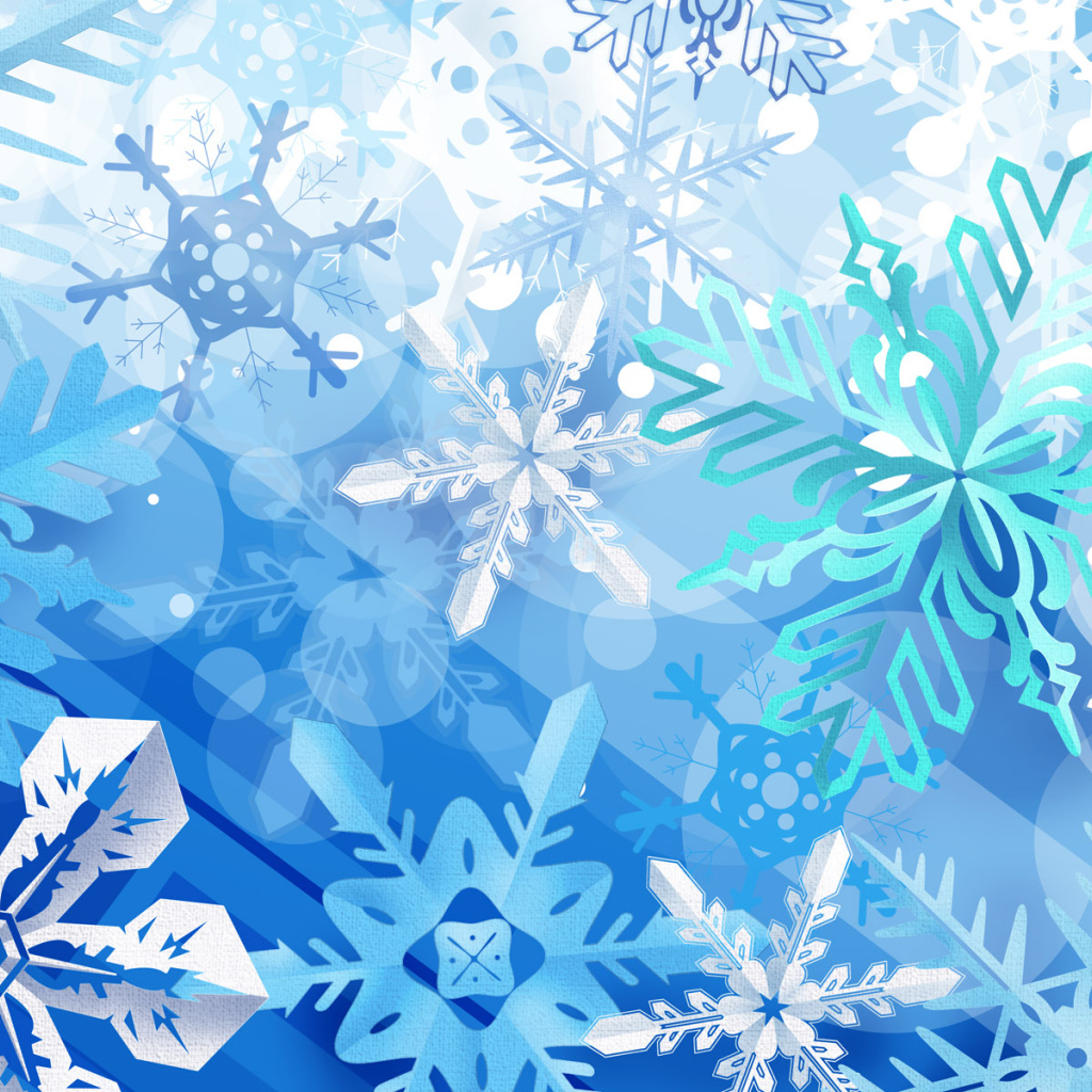 Красивые снежинки / Новый Год