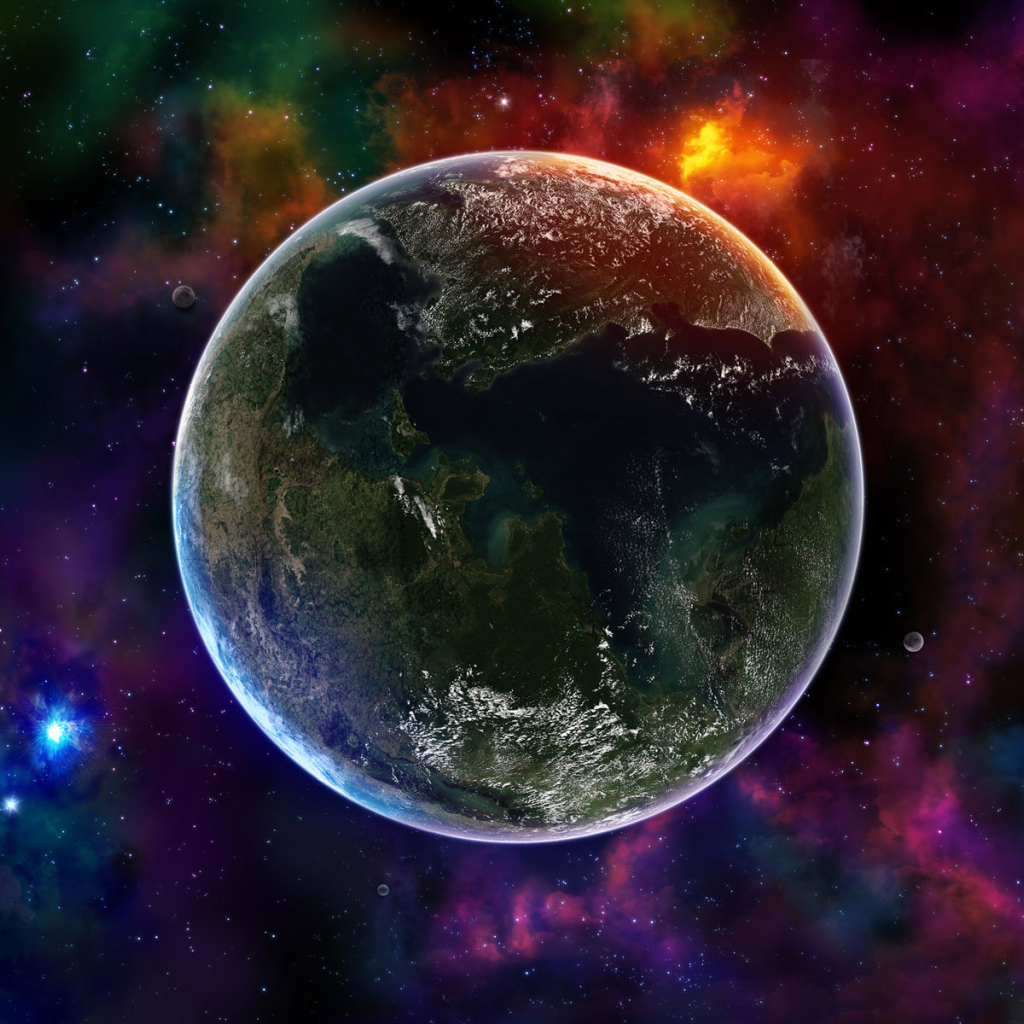 Маленькая планета в огромном космосе
