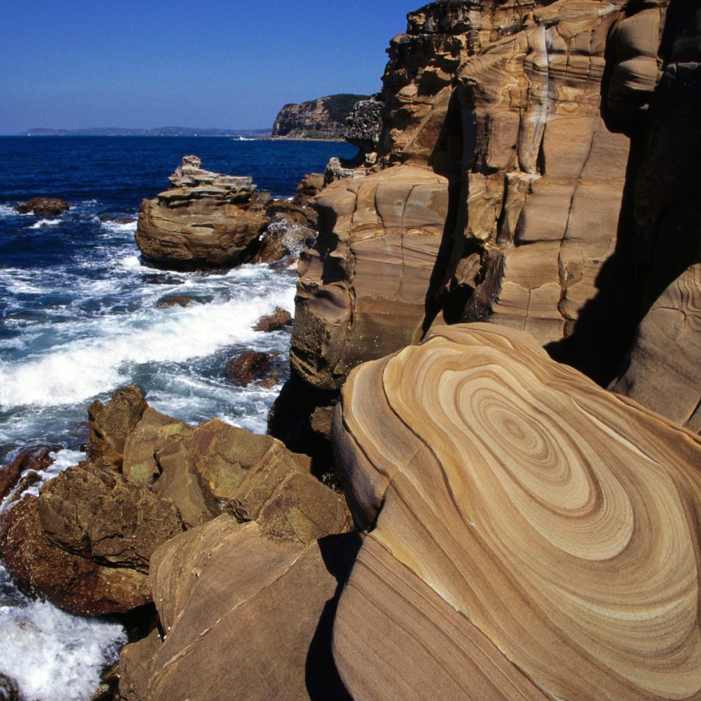 Прибрежный Песчаник / Залив Maitland / Buddi Национальный Парк / Южный Уэльс / Австралия