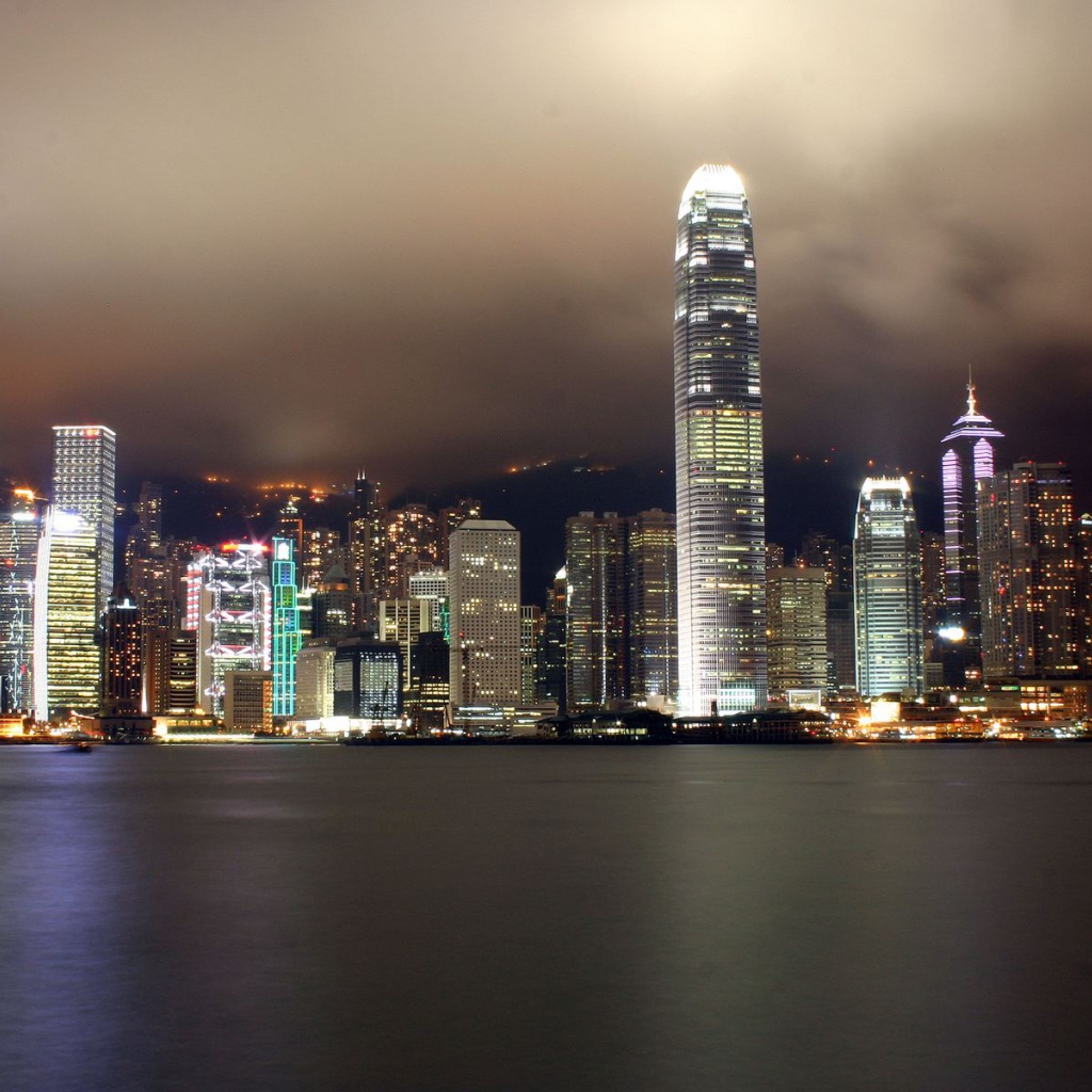Гонконг ночью