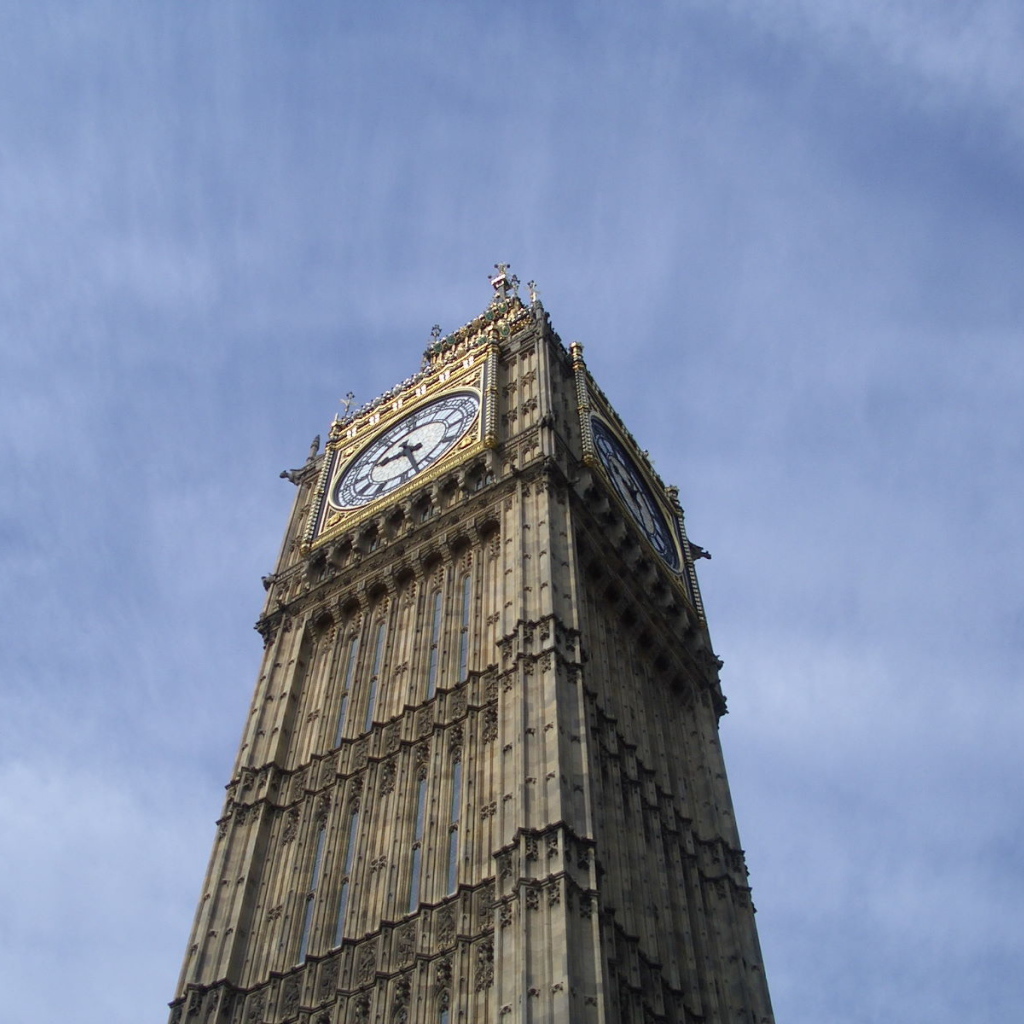 Башня Big Ban в Лондоне