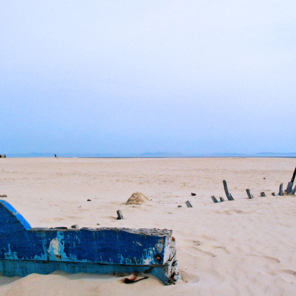 Лодка на Испанском побережье