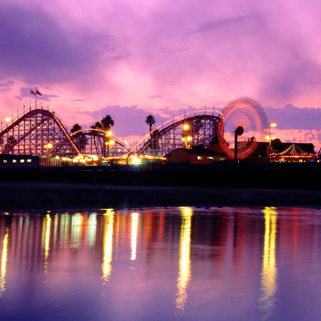 Летние Сумерки / Берег Санта-Круза / Калифорния / США