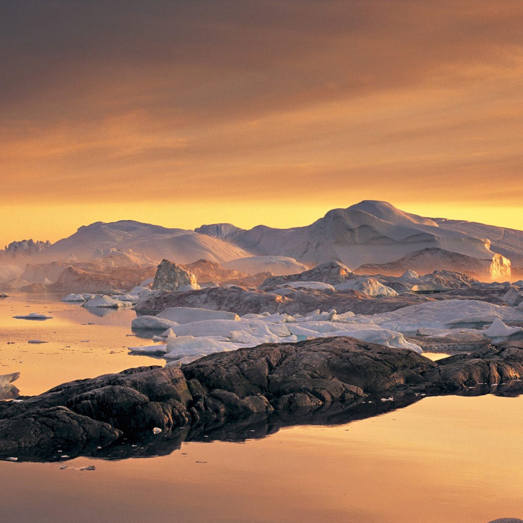 Залив Disko Гренландия