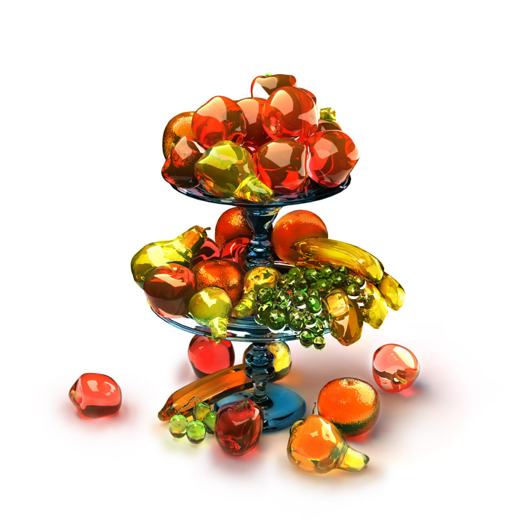 Стеклянные фрукты