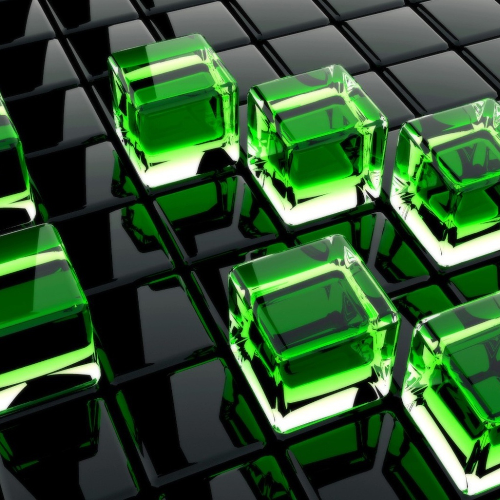 Зеленые кубы