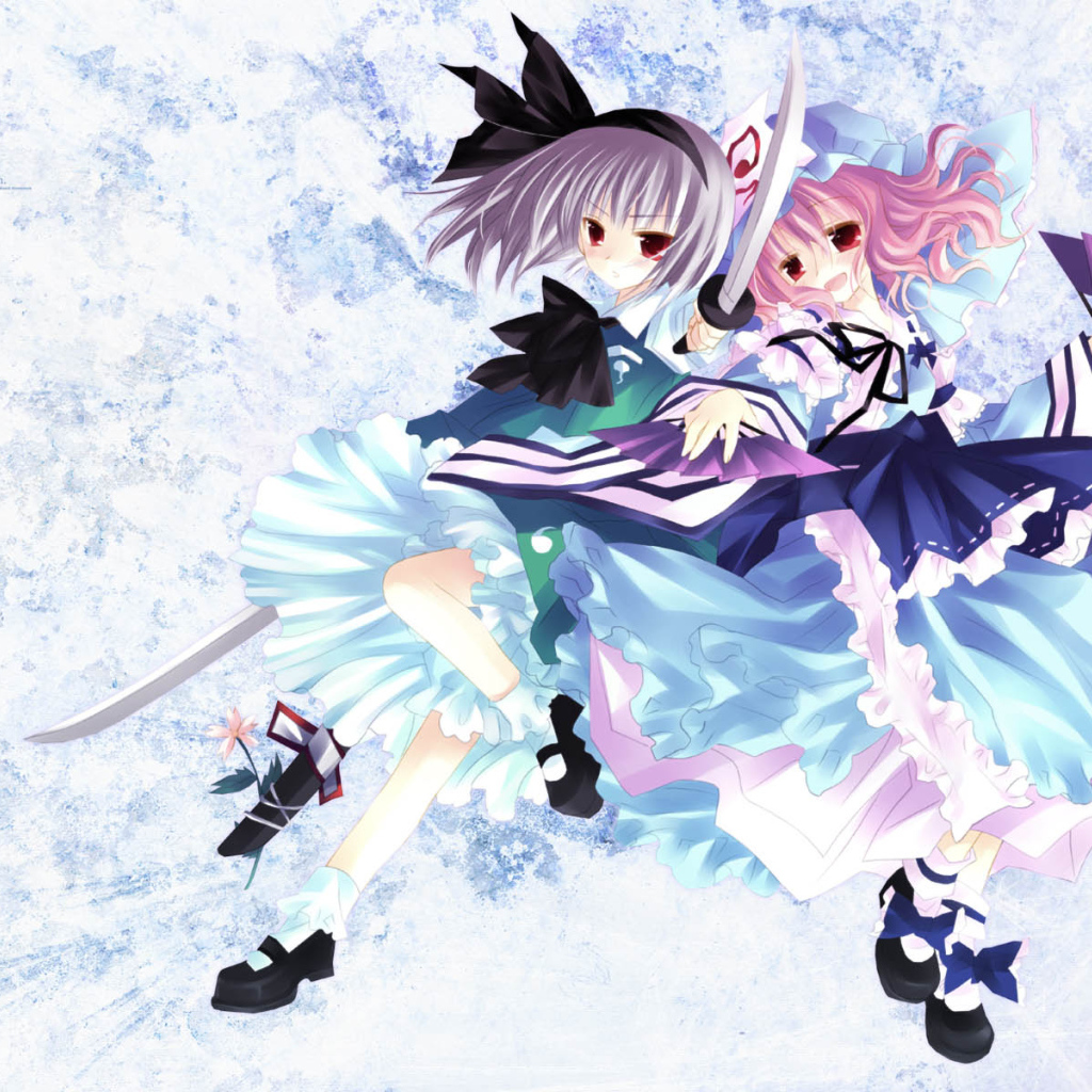 Аниме танец с мечами