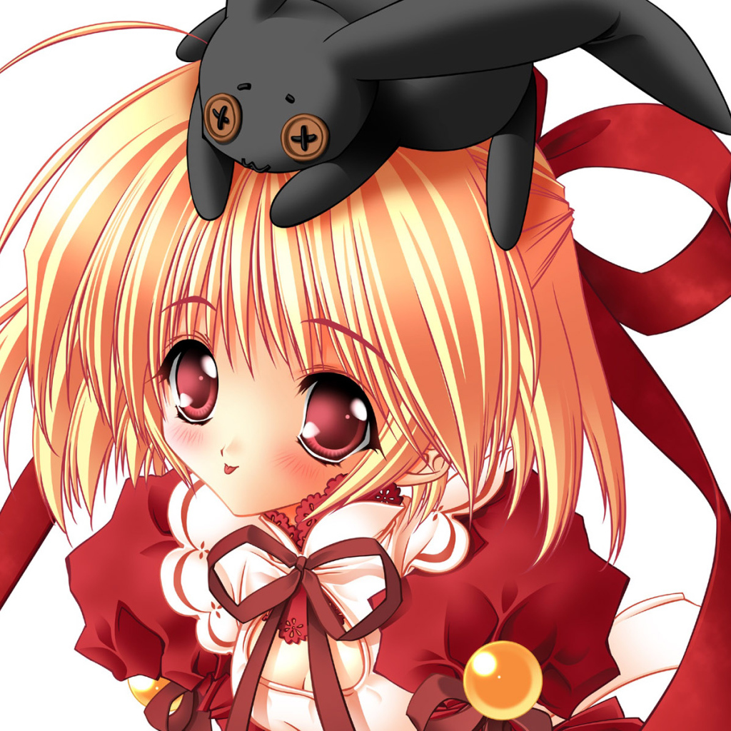 Девочка с зайчиком