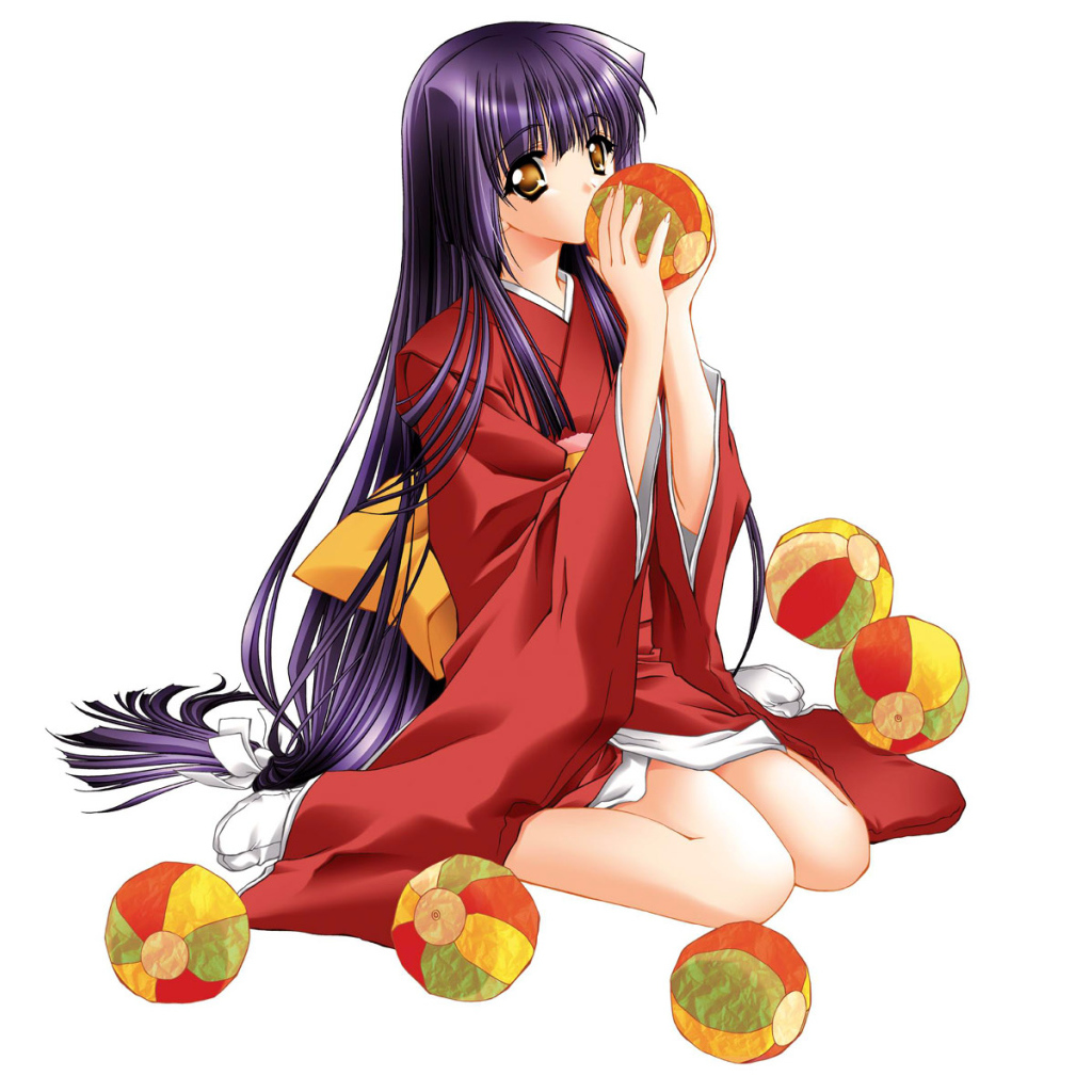 Девочка с мячами