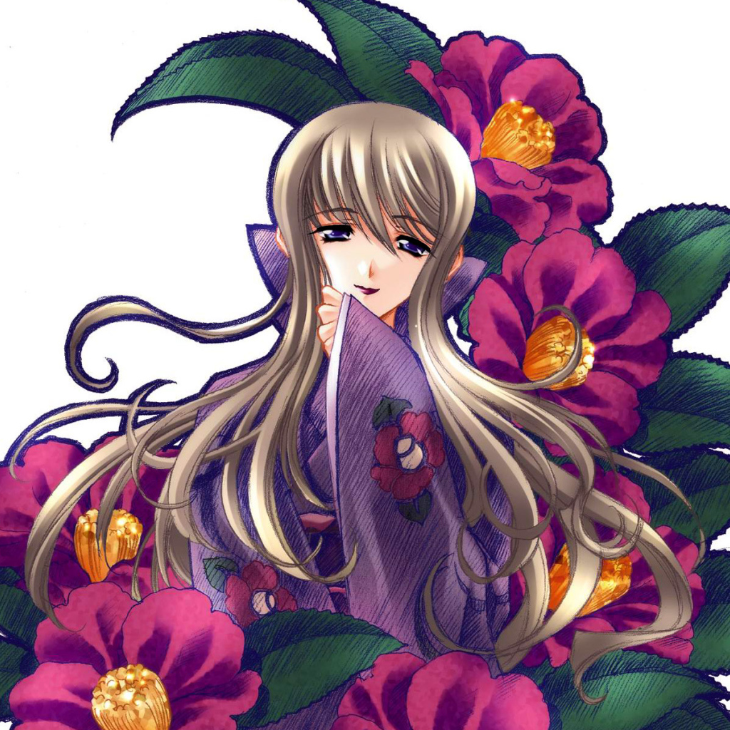 Нарисованная красотка