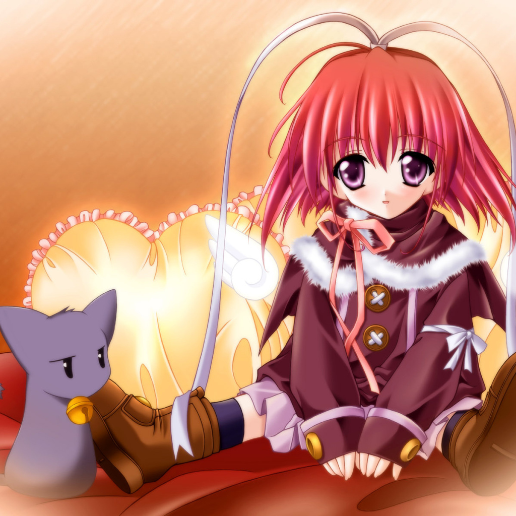 Девочка с кошкой