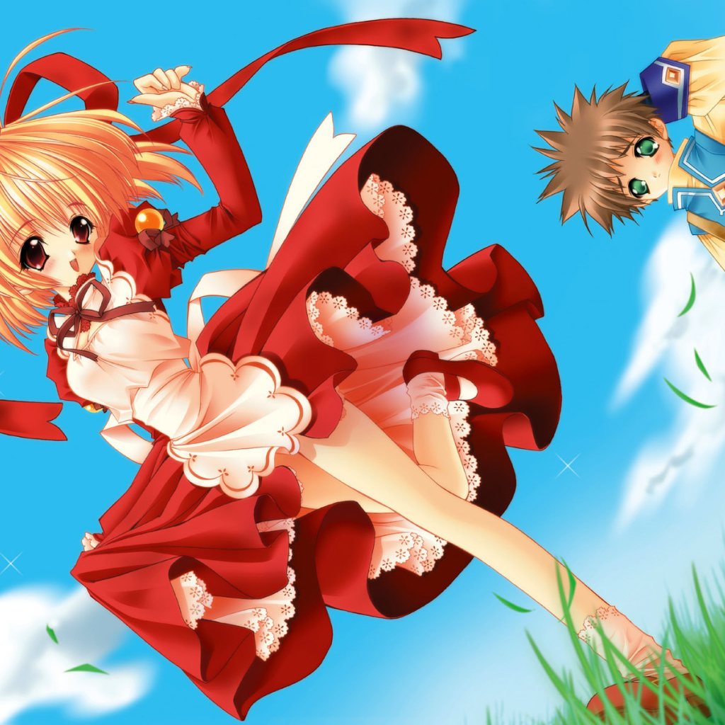 Малышка в красном платье