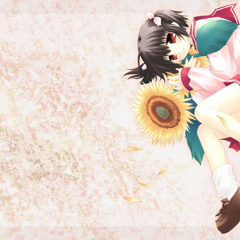 Девушка с подсолнухом