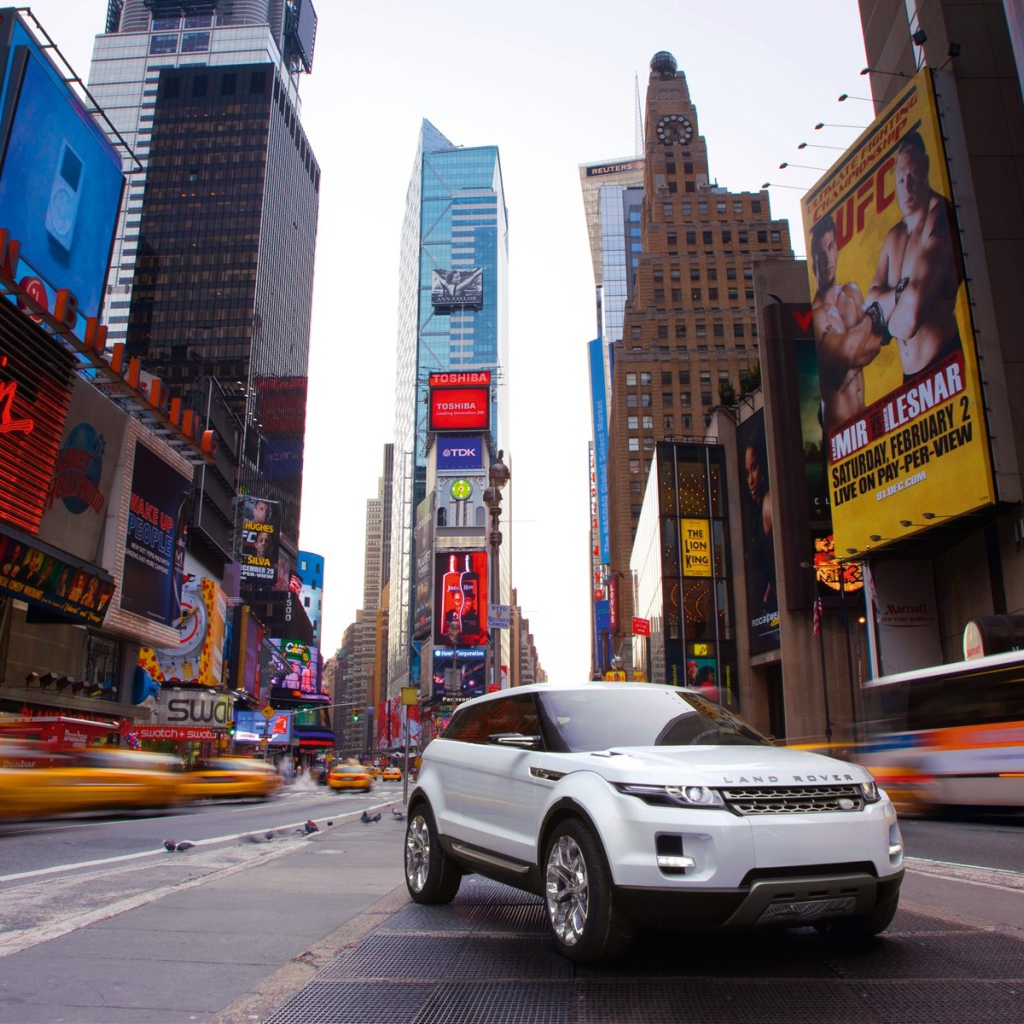 Land Rover в Нью Йорке