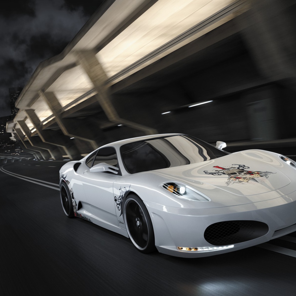 Крутая аэрография на машине