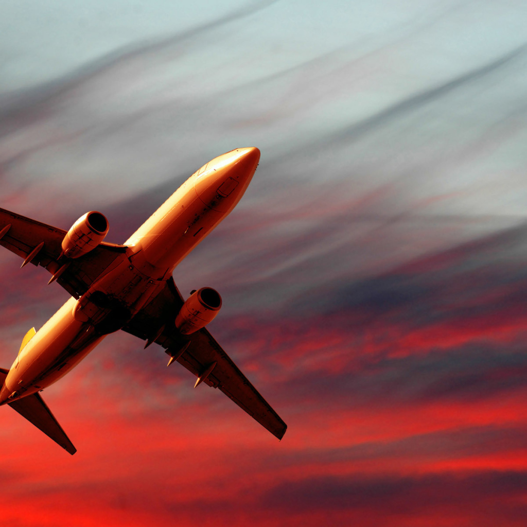 Полет на закате