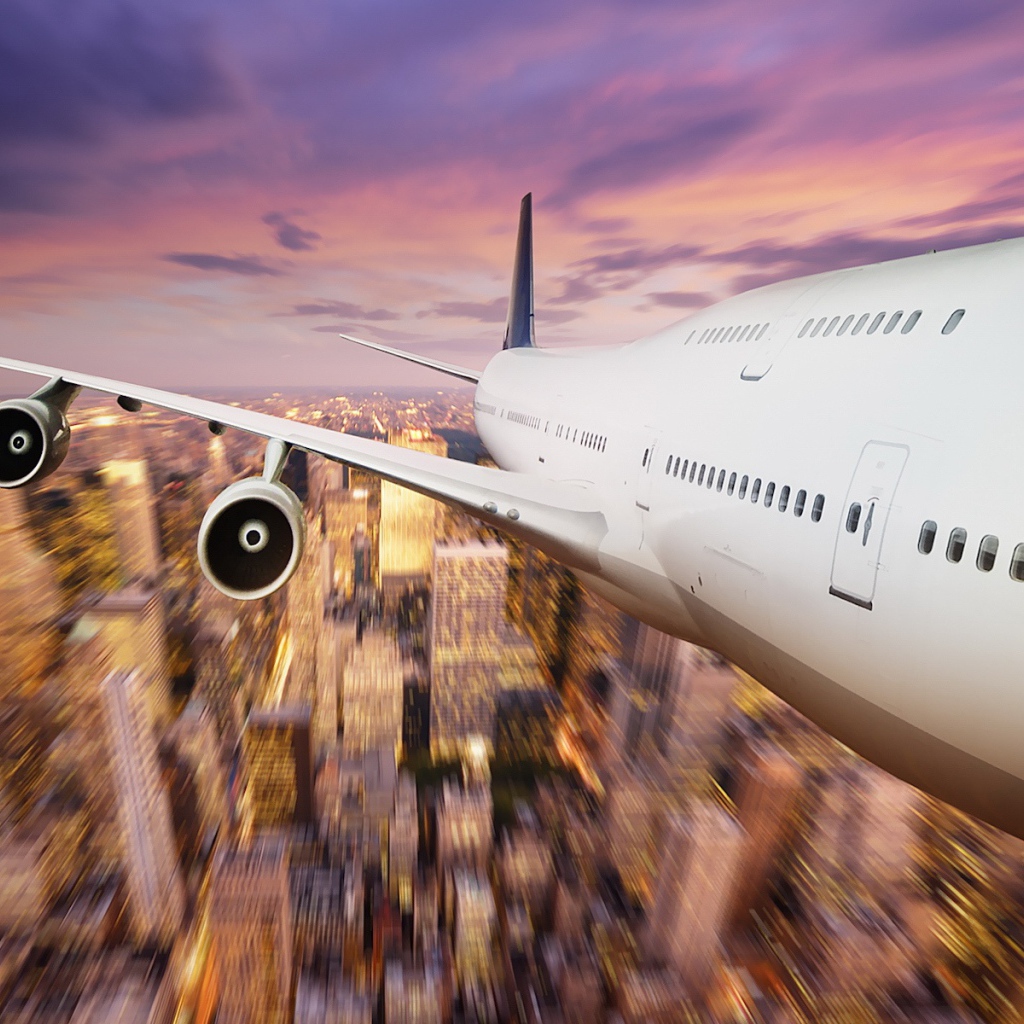 Полет над городом