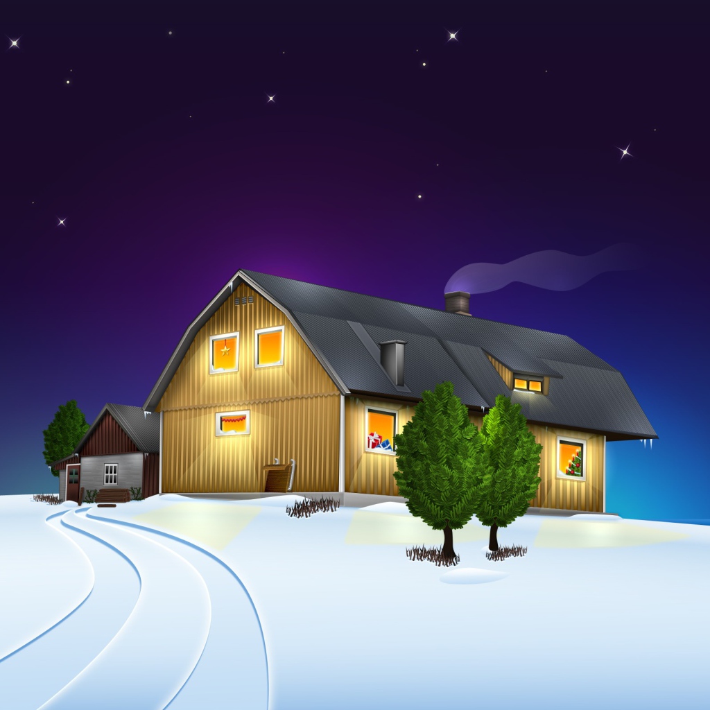 Рождественский домик