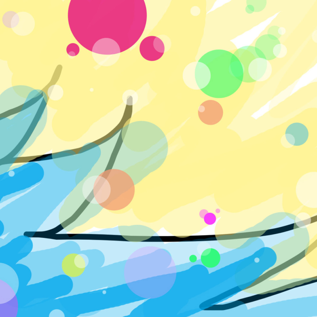 Нарисованная елка