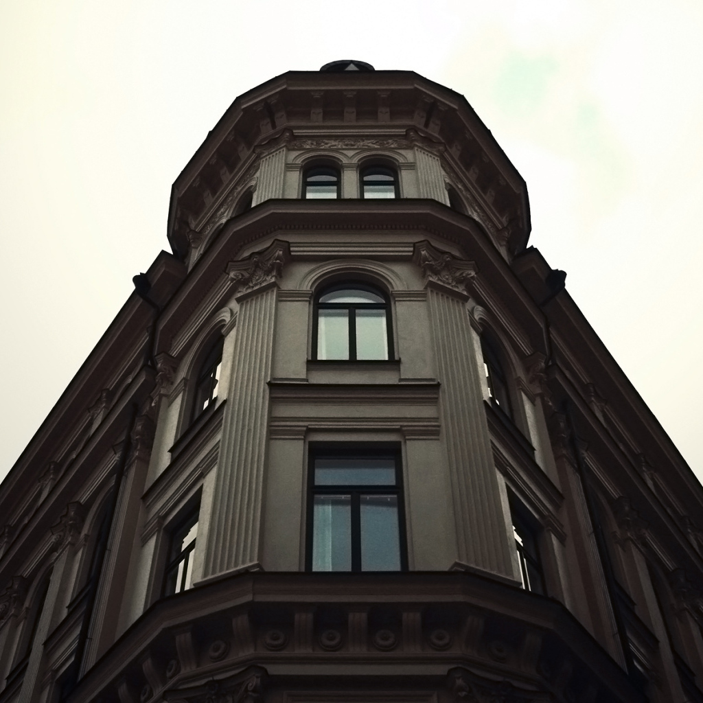 Красивая архитектура городского здания