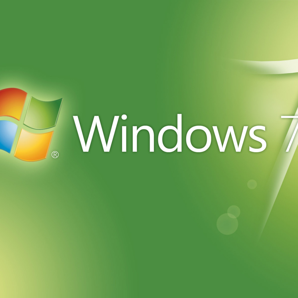 Windovs Seven зеленая тема