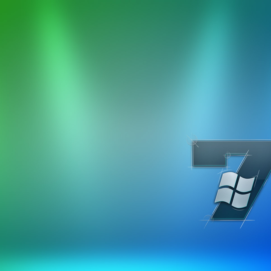 Windovs Seven синяя тема