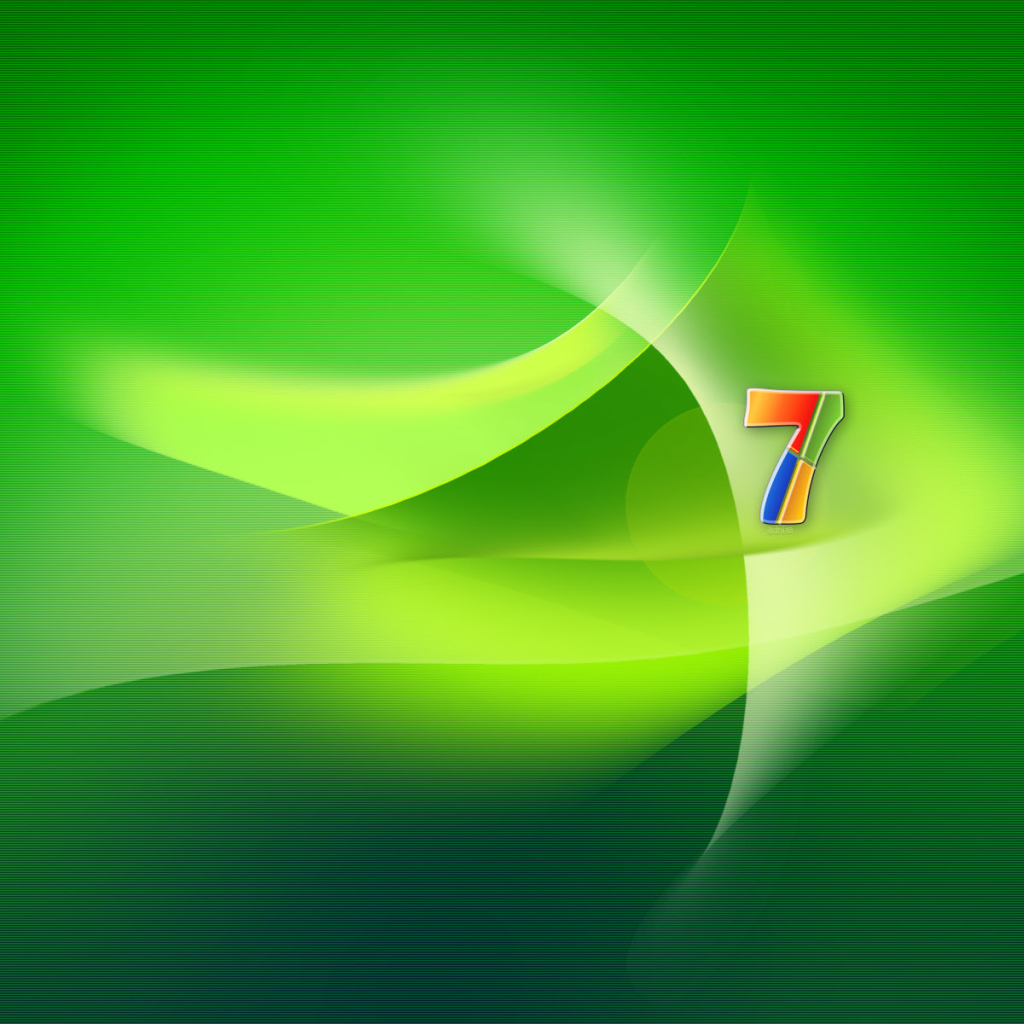 Windows 7 зелень