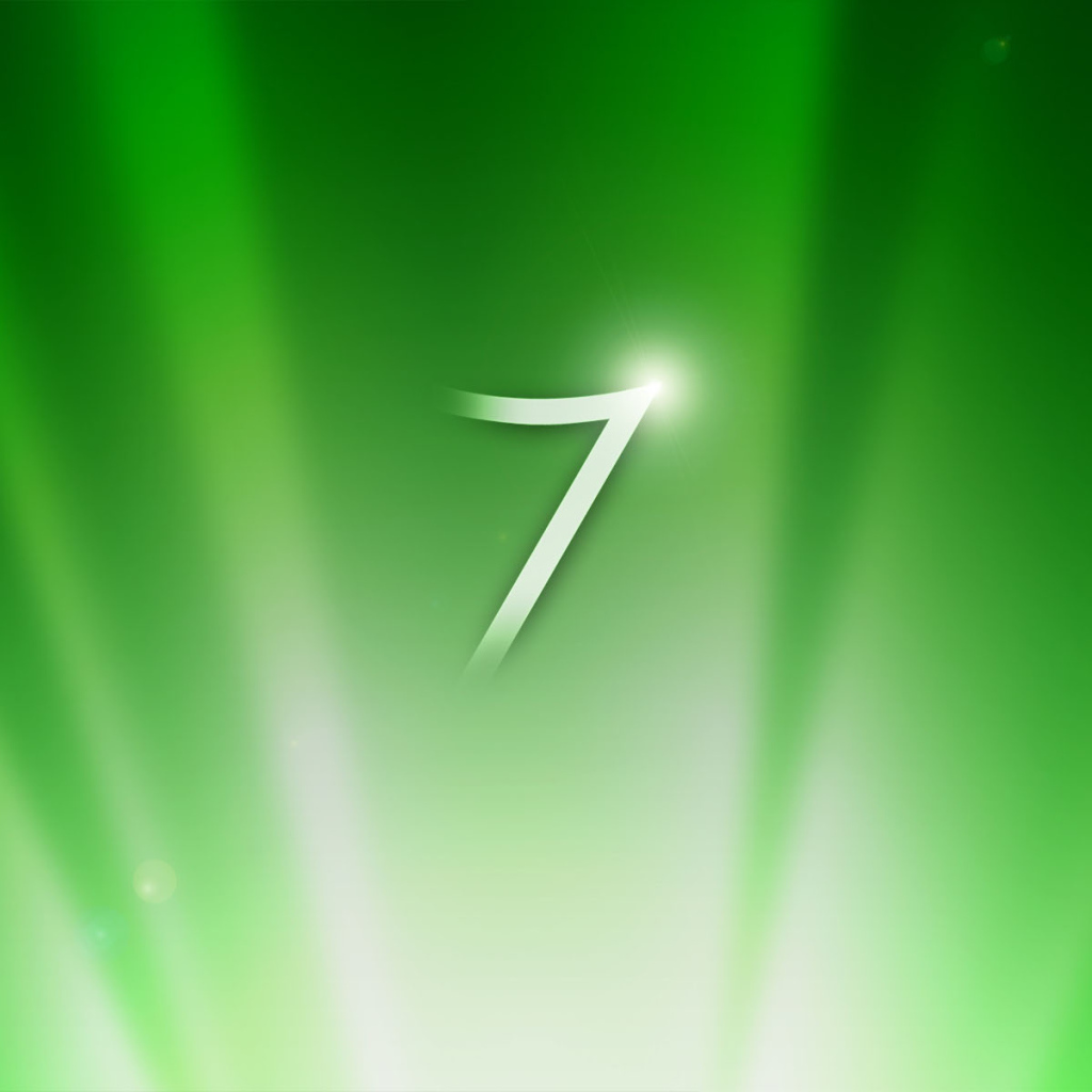 Windows 7 зеленая тема