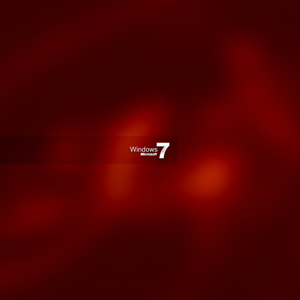 Windows 7 красный